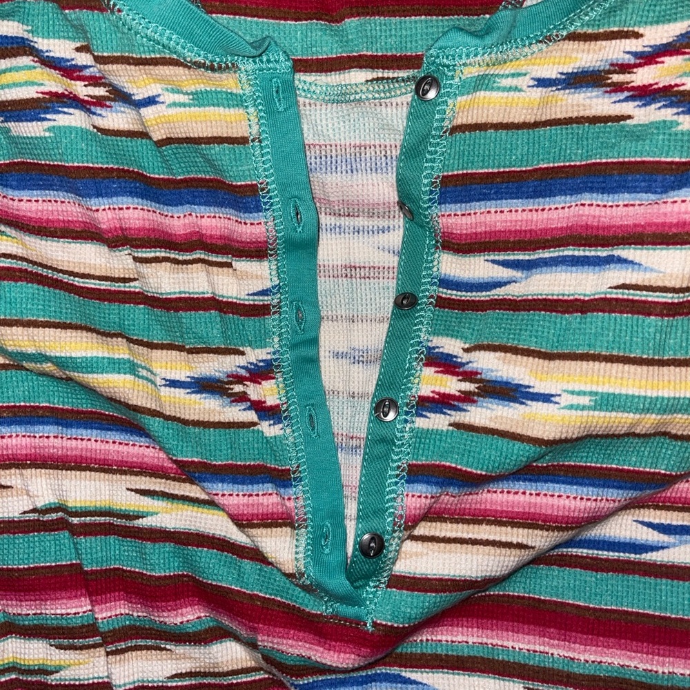 Chaps Multicolor Striped Top - Picture 4 of 4